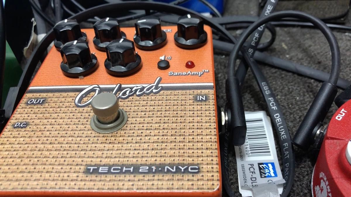TECH21 SansAmp Oxford v2 アンプシミュレーター プリアンプ オレンジ