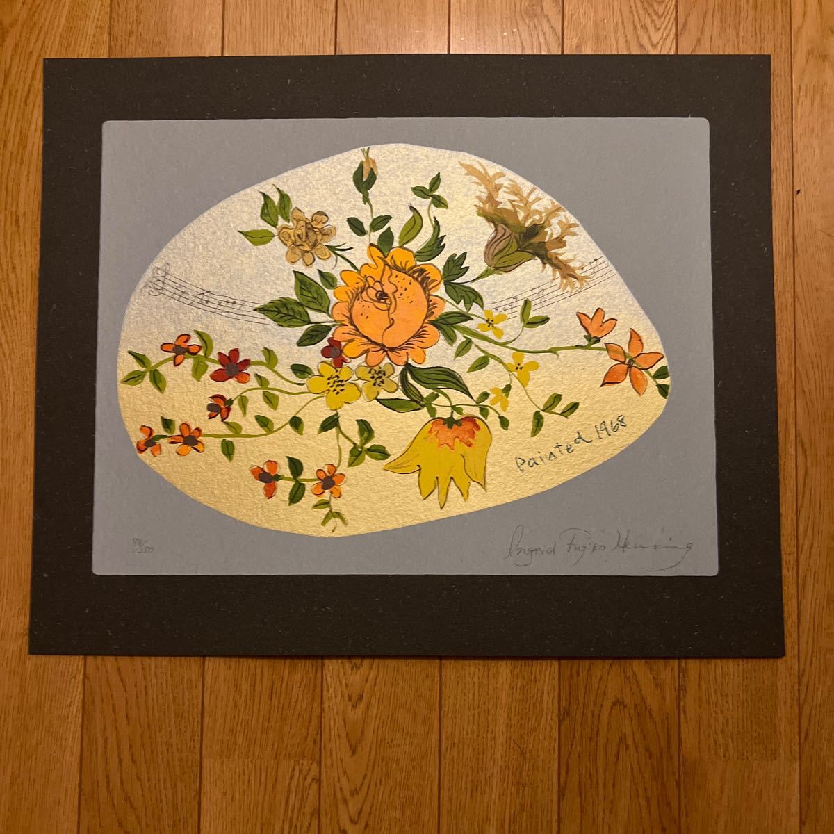 フジ子ヘミング アート フジ子ヘミング アート 真作・直筆サイン入り