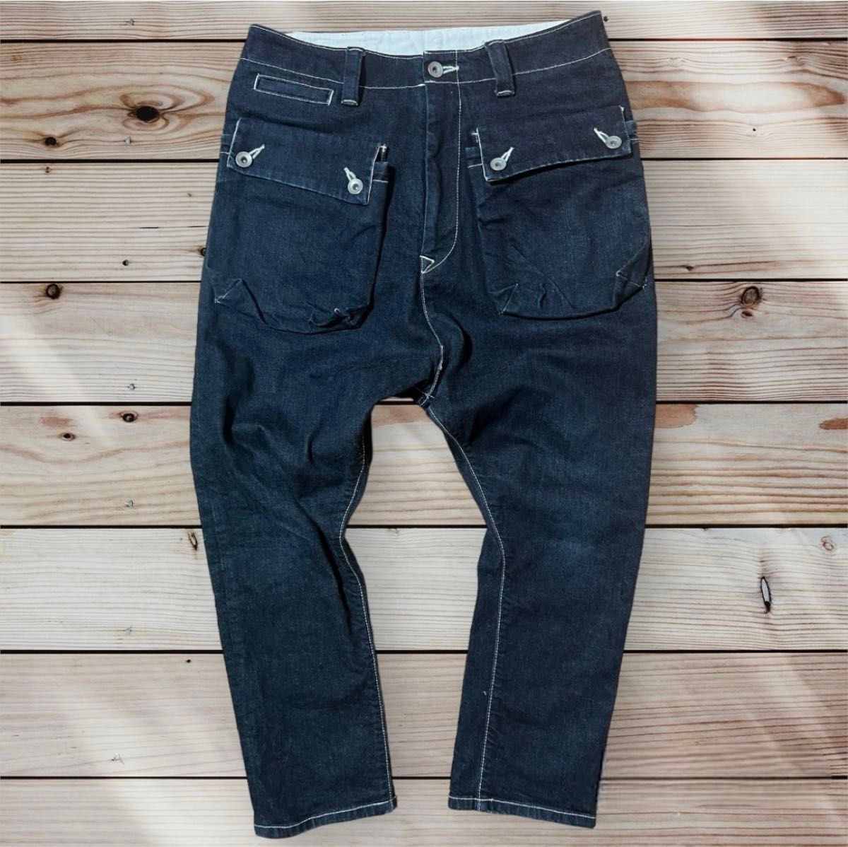 NATAL DESIGN G55 W32 L20ネイタルデザイン サルエルデニム