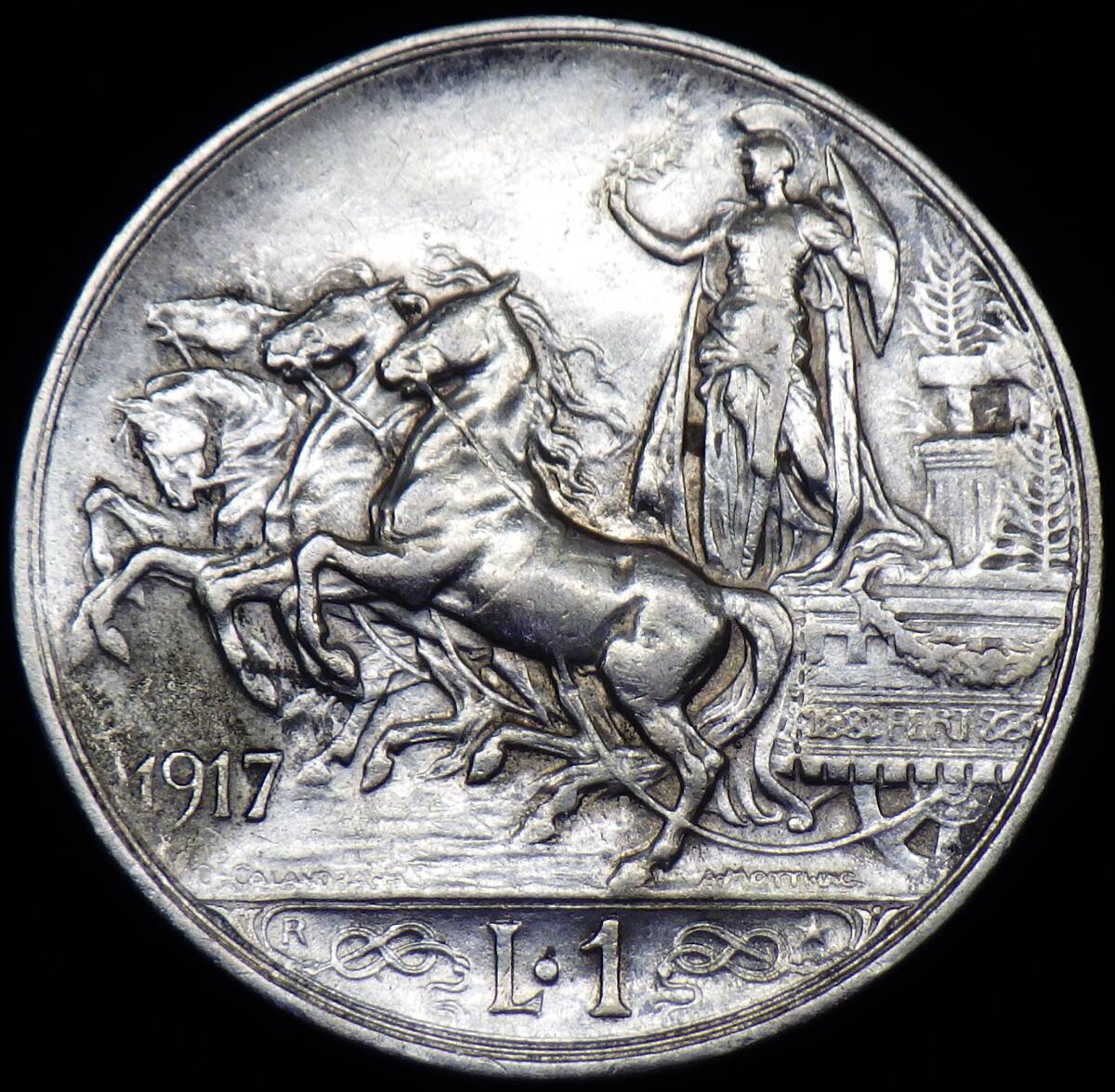 エマヌエーレ3世2リラ銀貨1916年 エマヌエーレ3世2リラ銀貨1916年