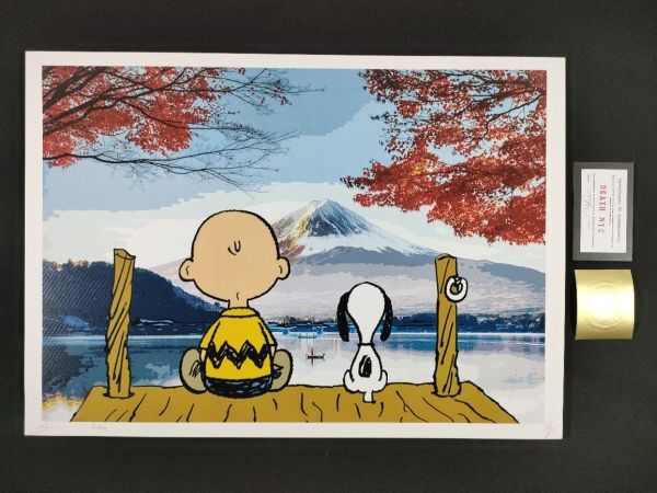 スヌーピー アートポスター DEATH NYC DEATH NYC アートポスター 世界