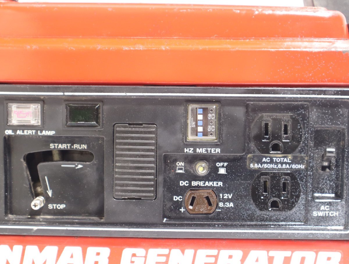 YANMAR ヤンマー ポータブル発電機 YSG750 60Hz