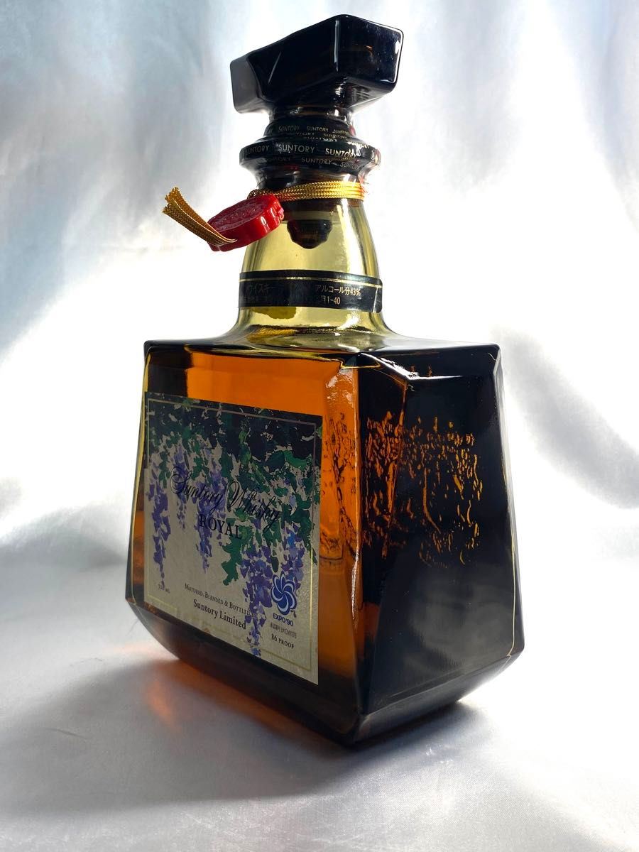 古酒未開栓サントリーウイスキー、ローヤル600ml（丑歲）43% 古酒未開