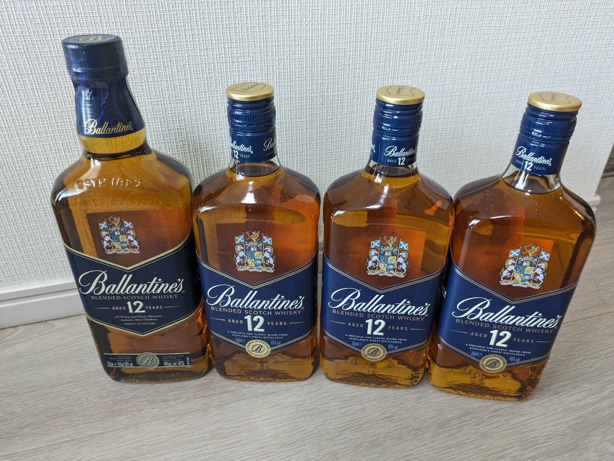 バランタイン12年 2種類4本セット 終売品｜Yahoo!フリマ（旧PayPayフリマ）