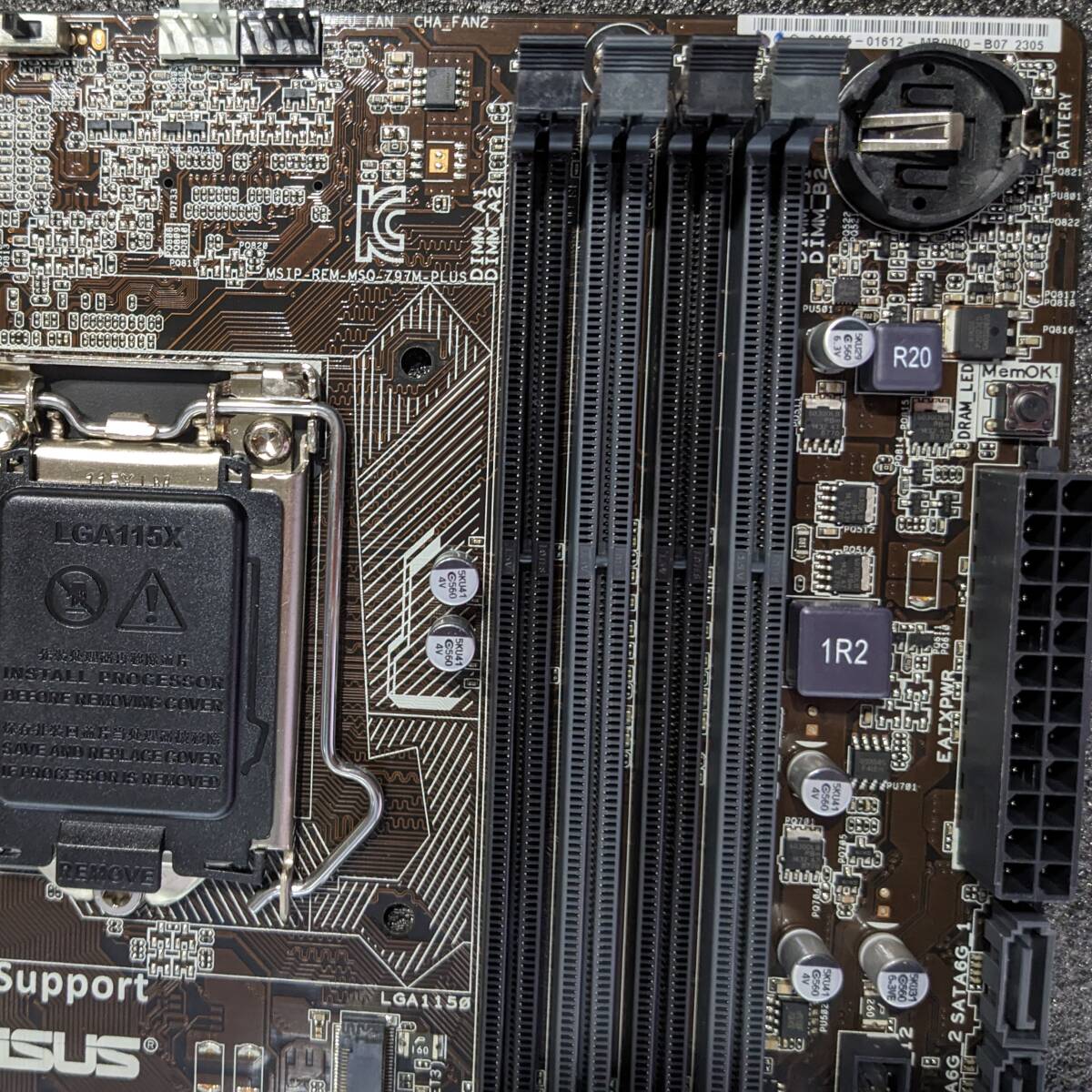 美品】ASUS H97M-PLUS [LGA1150 M-ATX]｜Yahoo!フリマ（旧PayPayフリマ）