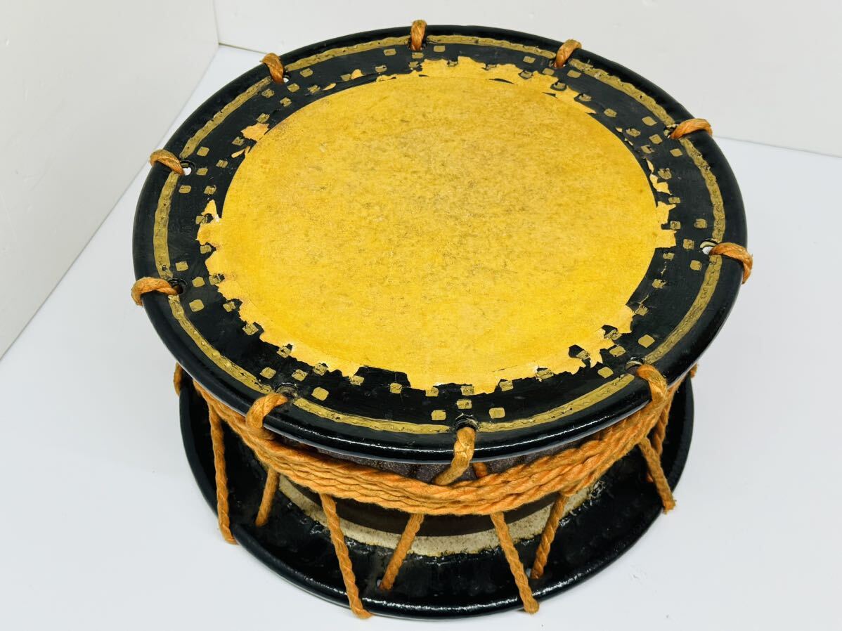 和太鼓 締め太鼓 締太鼓 金蒔絵 本皮 和太鼓 締め太鼓 締太鼓 金蒔絵 本皮