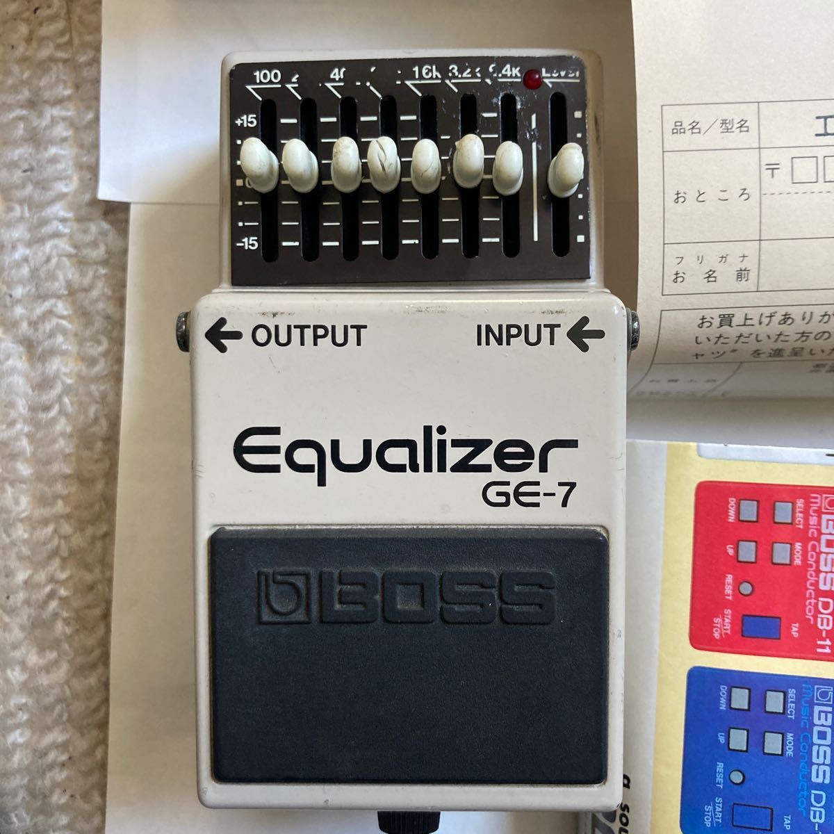 BOSS ボス GE-7 Equalizer イコライザー 箱付 【公式通販】