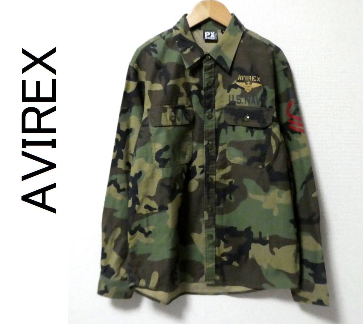 AVIREX U.S. アメリカ海軍特殊部隊迷信柄使用まさにミリタリーです
