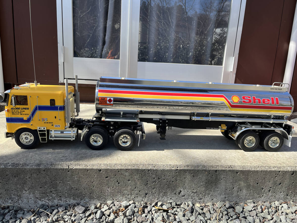 Yahoo!オークション - 【完成品】タミヤ 1/14RC トレーラーヘッド グロ