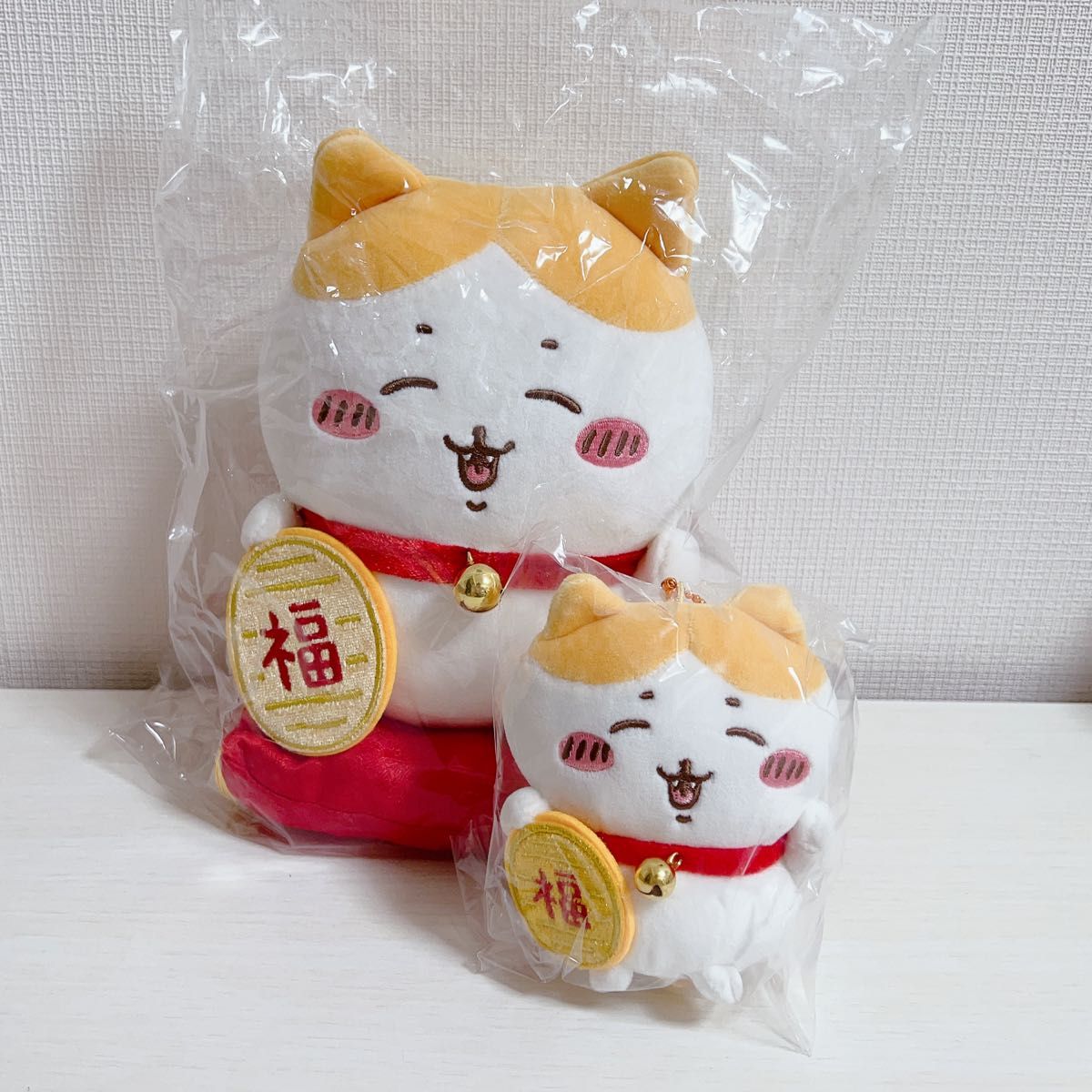 ちいかわ 招福 ハチワレぬいぐるみS ＆ マスコット（2点セット