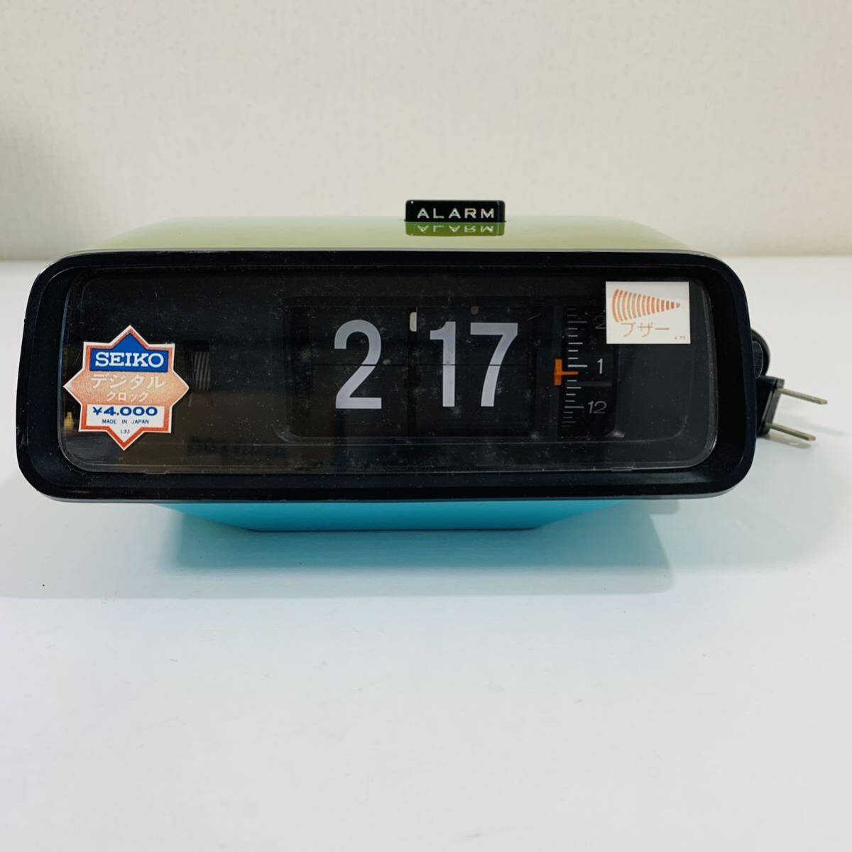 SEIKO ダイレクトクオーツ アラーム 時計 服部時計店 箱入 パタパタ