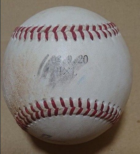 プロ野球 NPB公式球 硬式ボール 公式戦実使用 08 9 20 H×L 旧NPBマーク