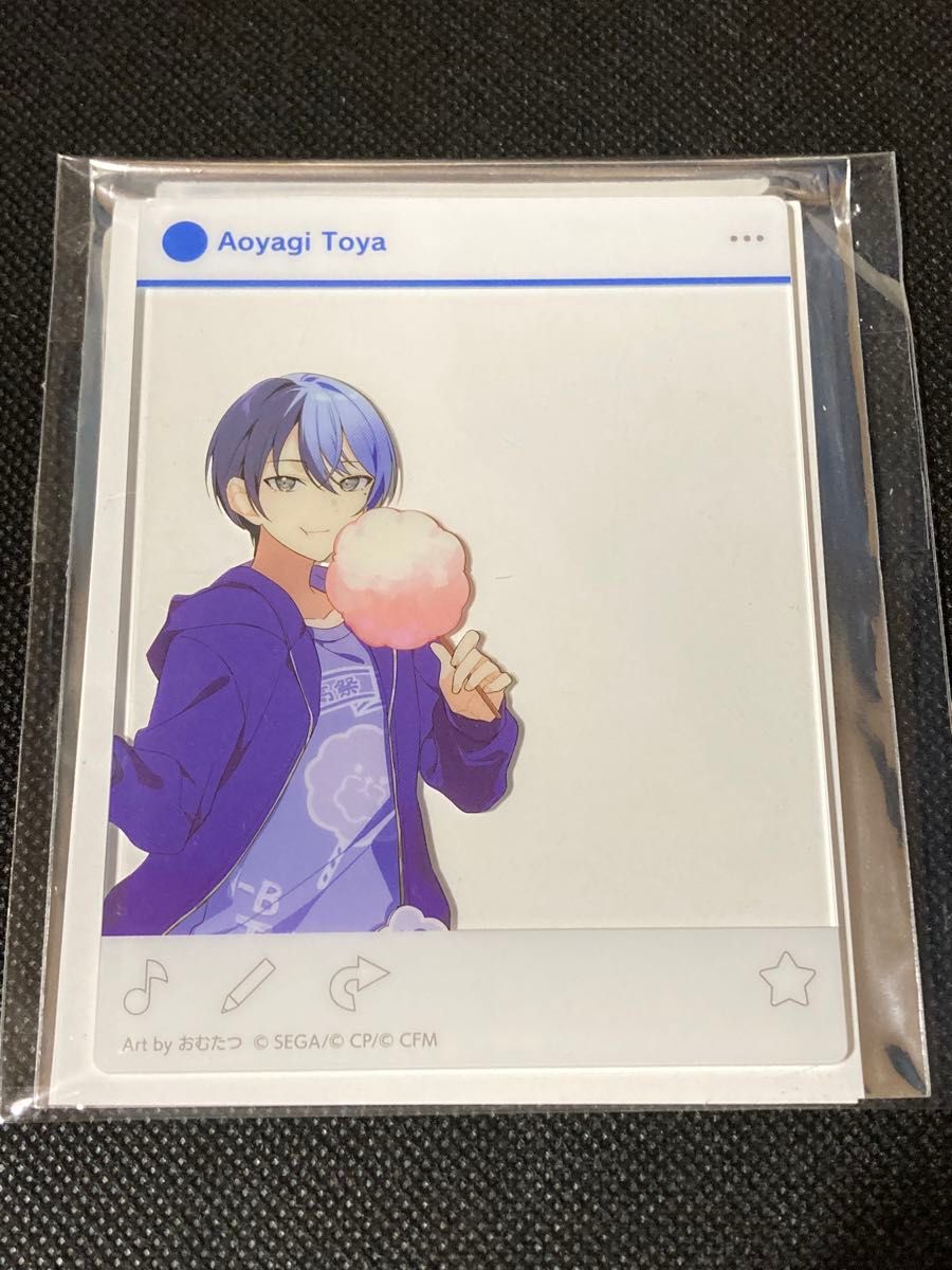 プロセカ 青柳冬弥 ミニ色紙 神山高校文化祭 プロセカ 青柳冬弥 ミニ色紙