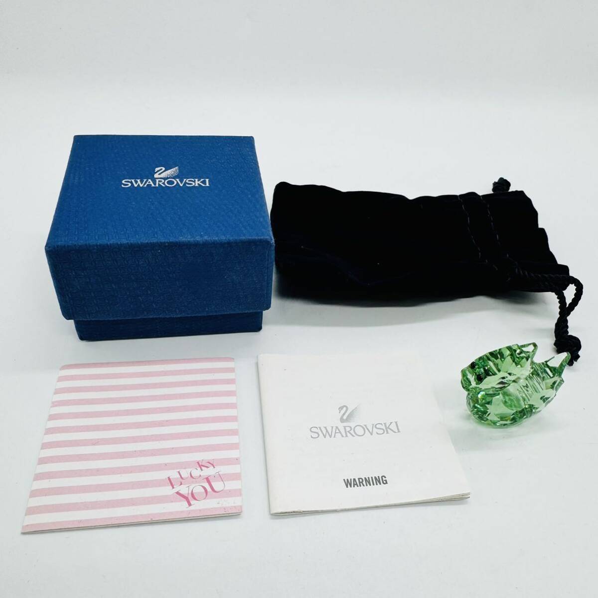 美品 】スワロフスキー ラッキードラゴン 幸運を呼ぶ 龍 竜 Swarovski