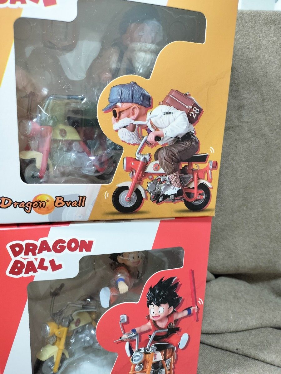 ドラゴンボール 孫悟空 亀仙人 バイク フィギュア 2体セット 鳥山明