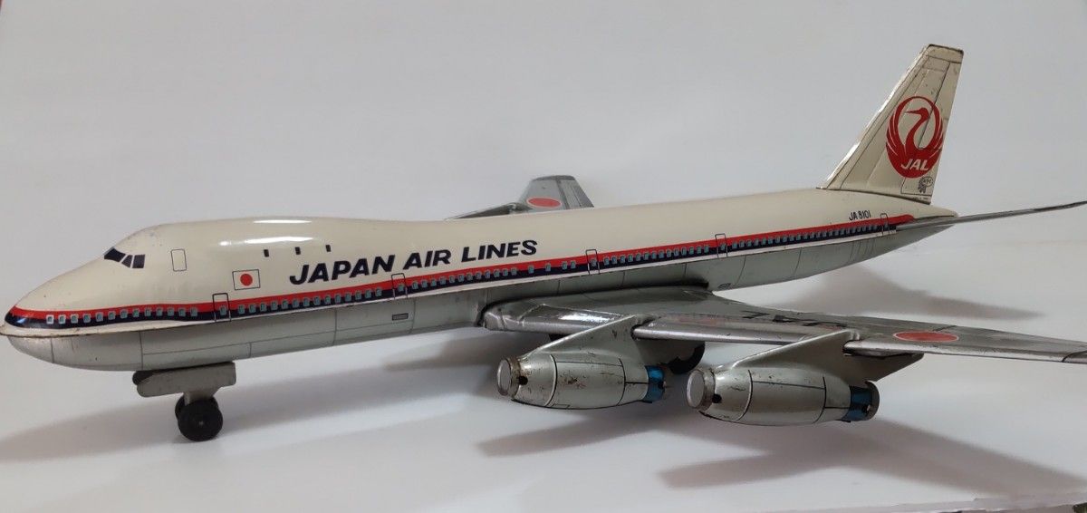 全日空 ジャンボジェット 747 ANA 日本製 ブリキ ビンテージ 飛行機