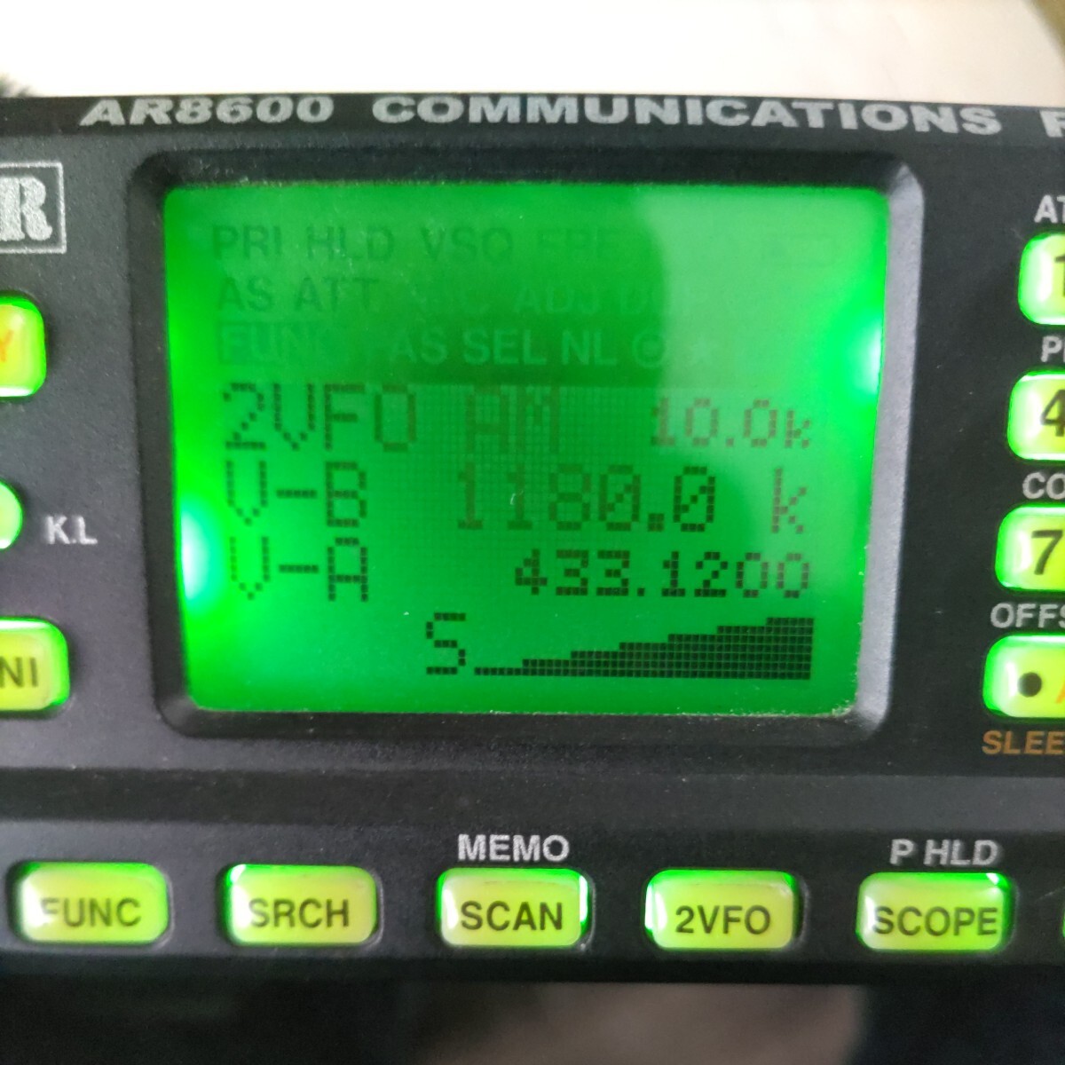 広帯域受信機 AR8600 MARK2 デスクトップレシーバー クリアランス 受信