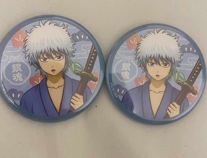 銀魂 キャラバッジコレクション 坂田銀時 幼少期 缶バッジ 銀時 銀さん