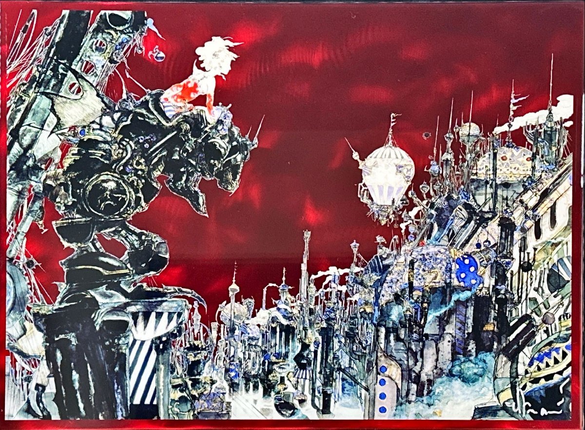 ファイナルファンタジー6 FF6 ティナ プレイマット 街 天野喜孝 海外