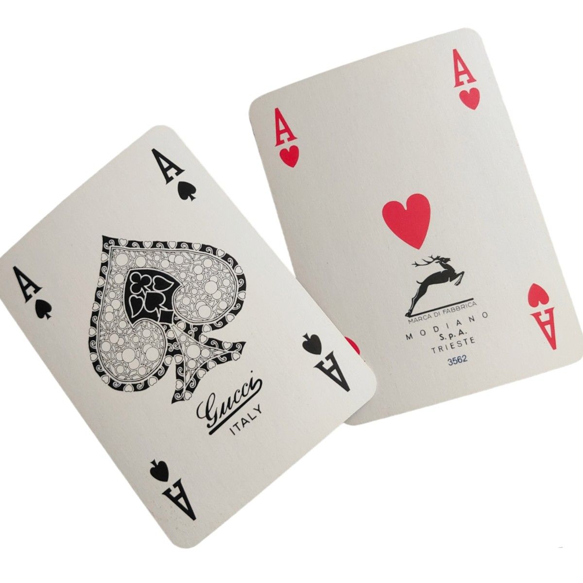 レア 希少 GUCCI グッチ オールドグッチ トランプ 赤 ハイブランド