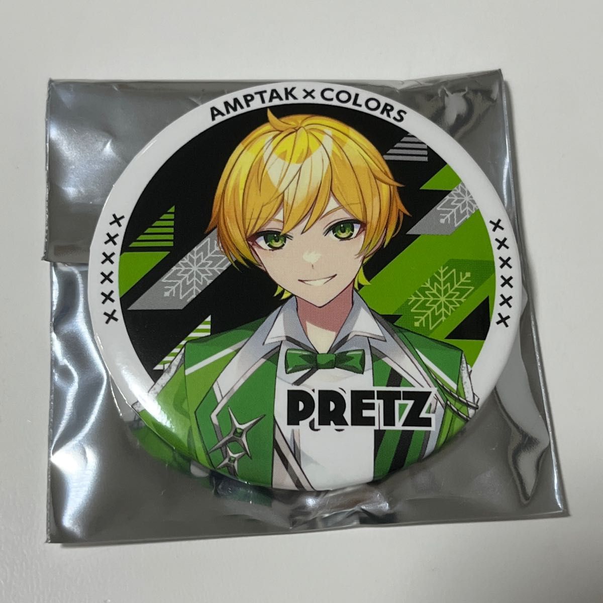 AMPTAK×COLORS ぷりっつくん 缶バッジ 等身 NEWYEAR｜Yahoo!フリマ（旧