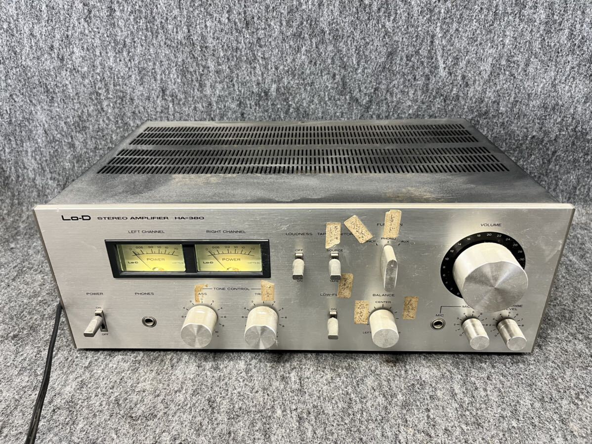 ヴィンテージ Lo-D HA-380 FT-180 プリメイン チューナー 希少