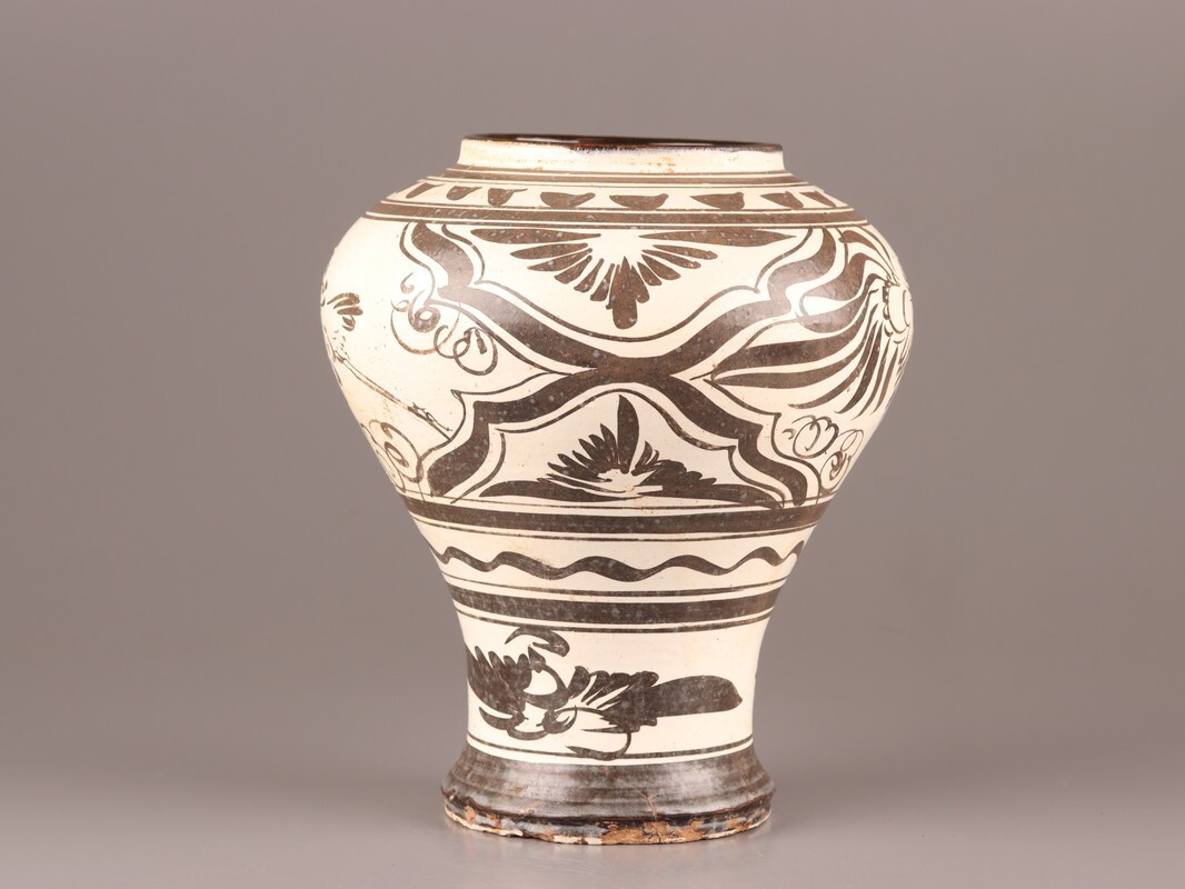 中国美術 磁州窯 花瓶 花入 古玩 置物(宋)｜売買されたオークション情報、