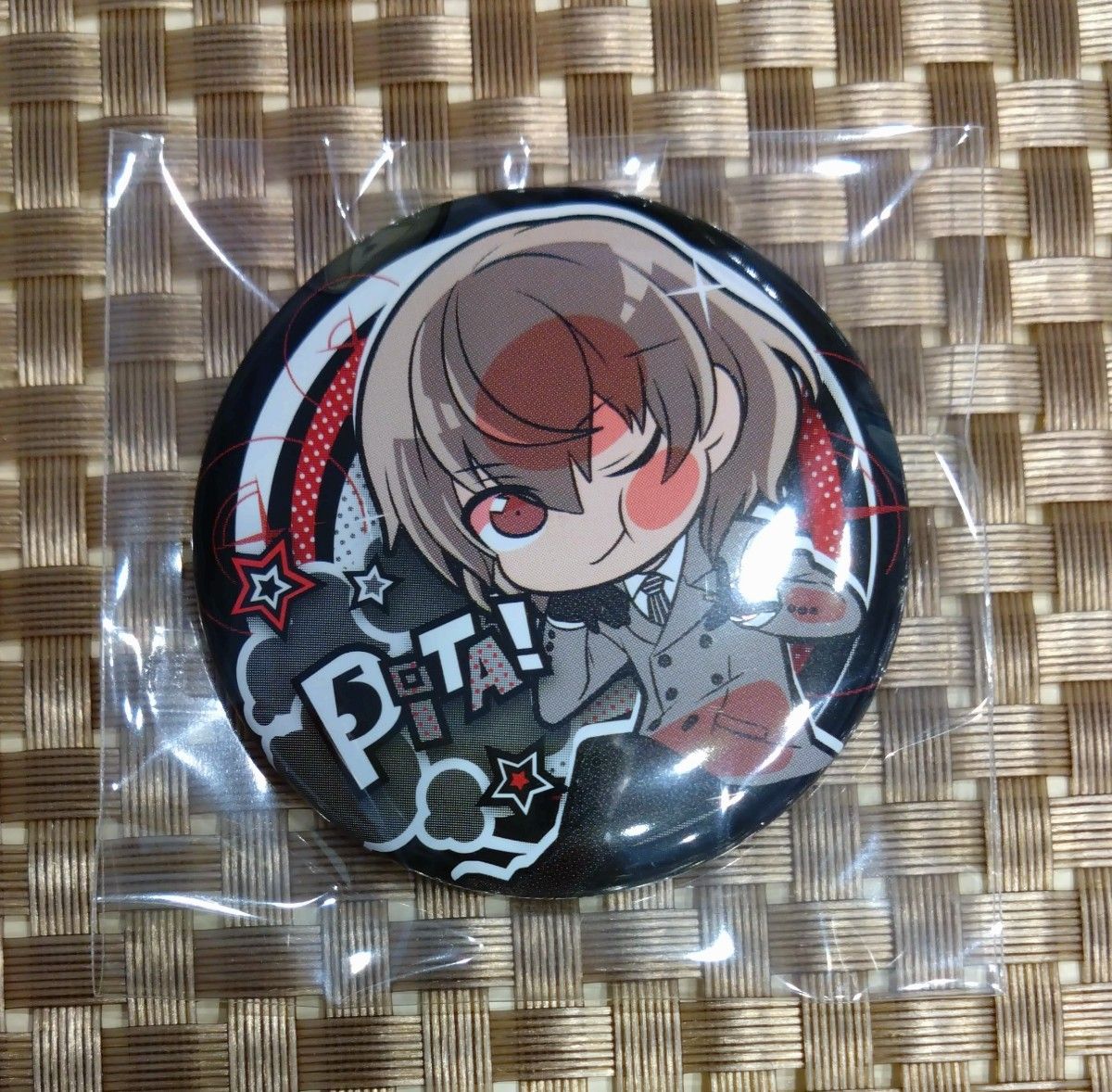 ペルソナ5 総攻撃 明智吾郎 缶バッジ コトブキヤ クロウ 2個セット