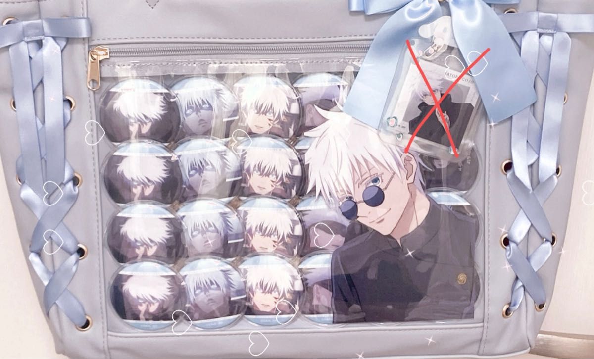 呪術廻戦 五条悟 痛バッグ 痛バ 原作缶 呪術廻戦 五条悟