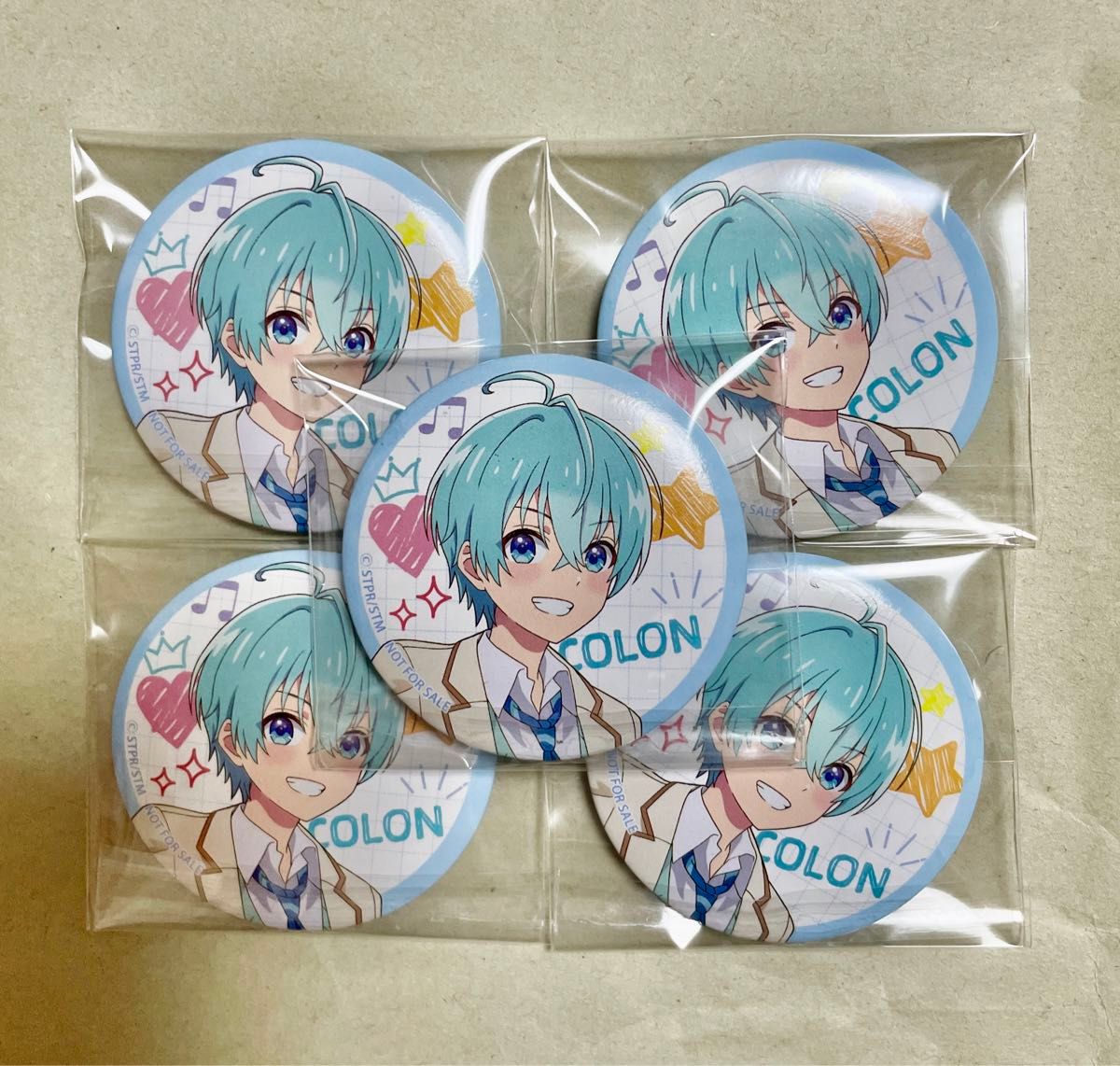 すとぷり ころん ころんくん ランダム缶バッジ ローソン100 5点｜Yahoo