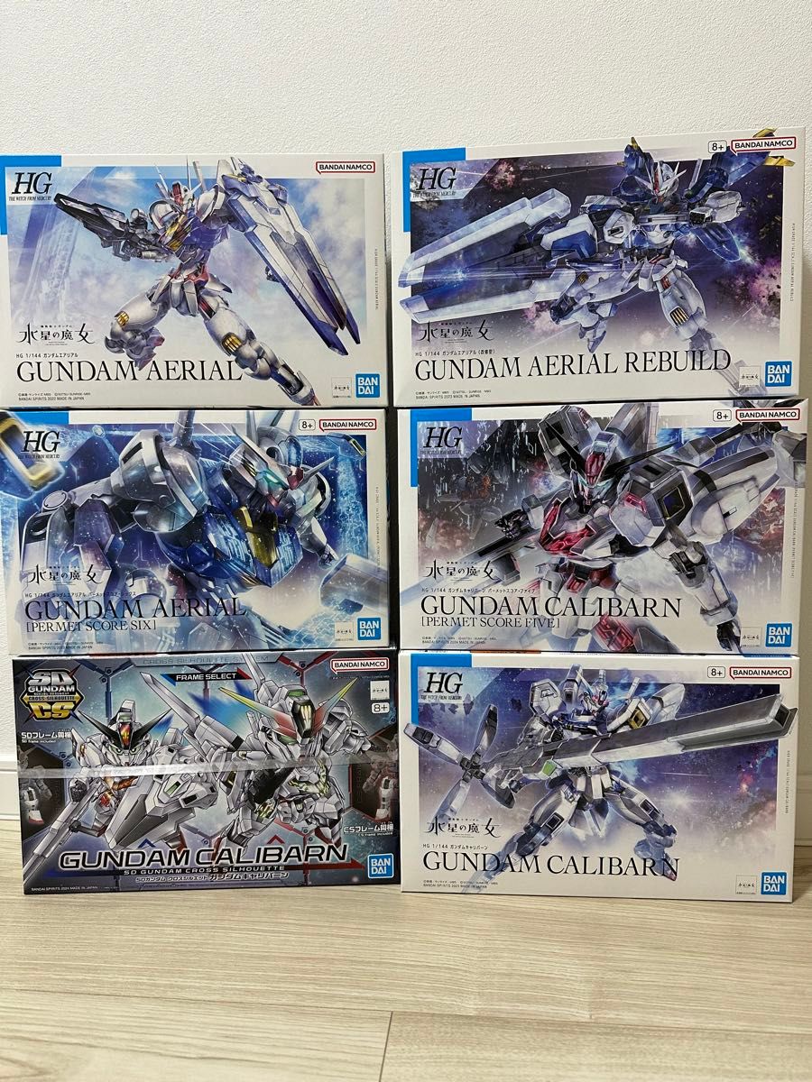 プレミアムバンダイ品HGまとめ売り6点セット
