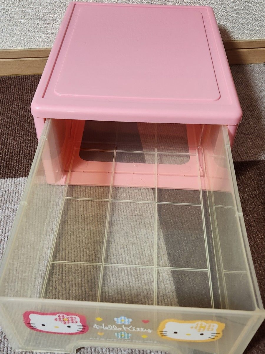 1997年激レア ハローキティ 小物入れ 引き出し収納ケース サンリオ