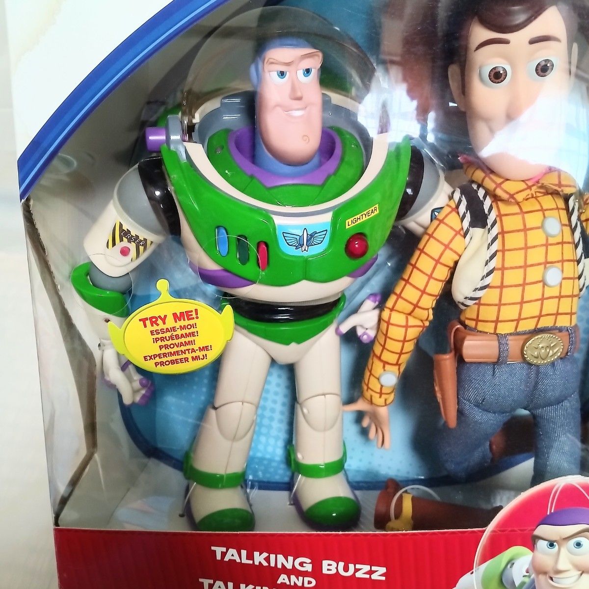 トイストーリー ウッディ ＆ バズ トーキングフィギュア ツインパック