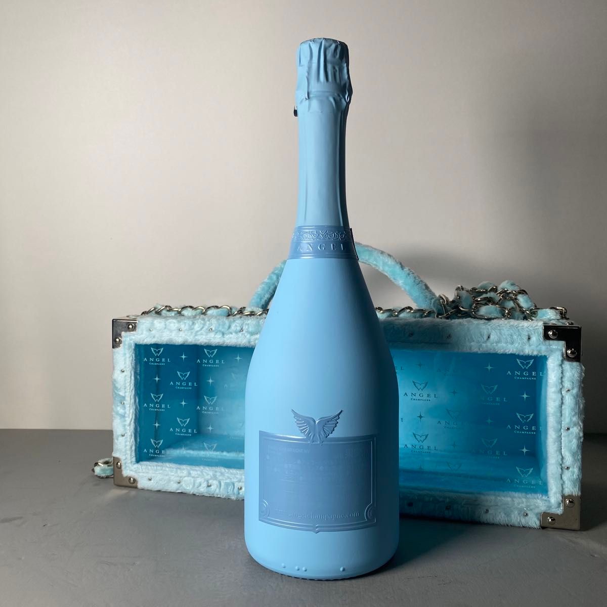 エンジェル ブルー ドゥミセック ファータイプ シャンパン 箱 ケース付き