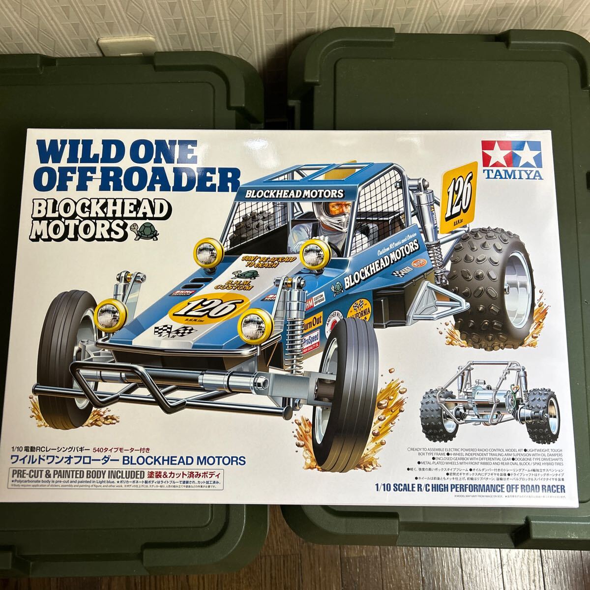 値下済】タミヤワイルドワンblockhead motors 未走行