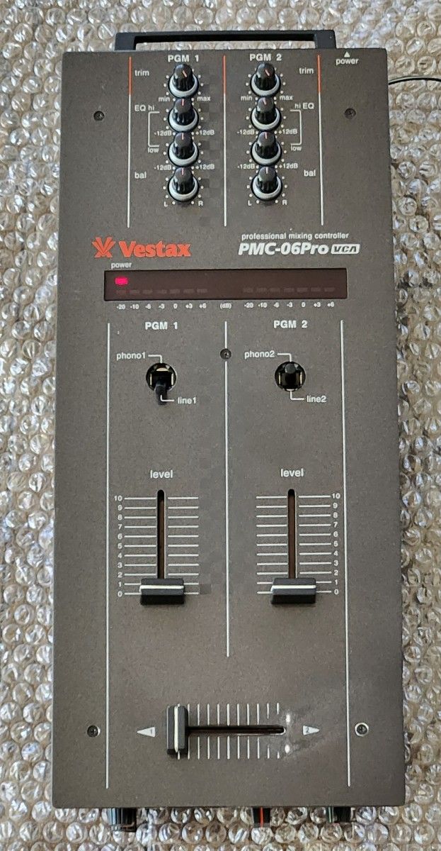 Vestax ベスタクス PMC-06Pro VCA DJ ミキサー 付属品付き