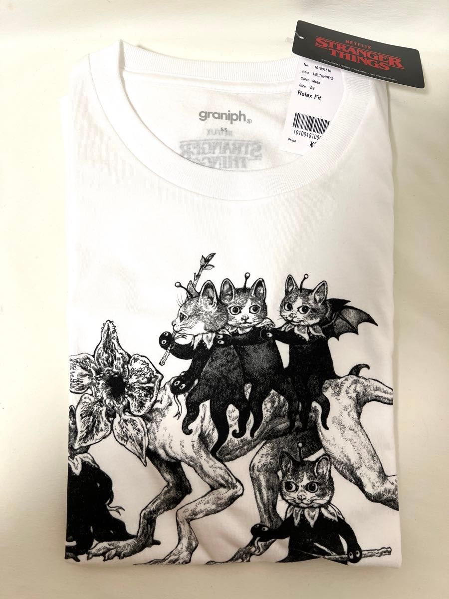 SS XS ヒグチユウコ ストレンジャーシングス グラニフ Tシャツ｜Yahoo