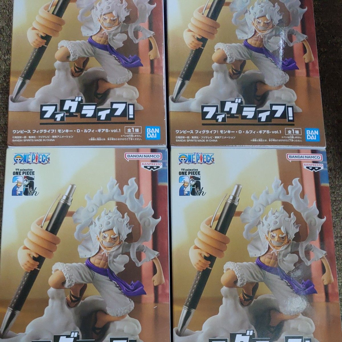 ワンピースフィギュアフィグライフ！モンキー・D・ルフィギア5ニカ