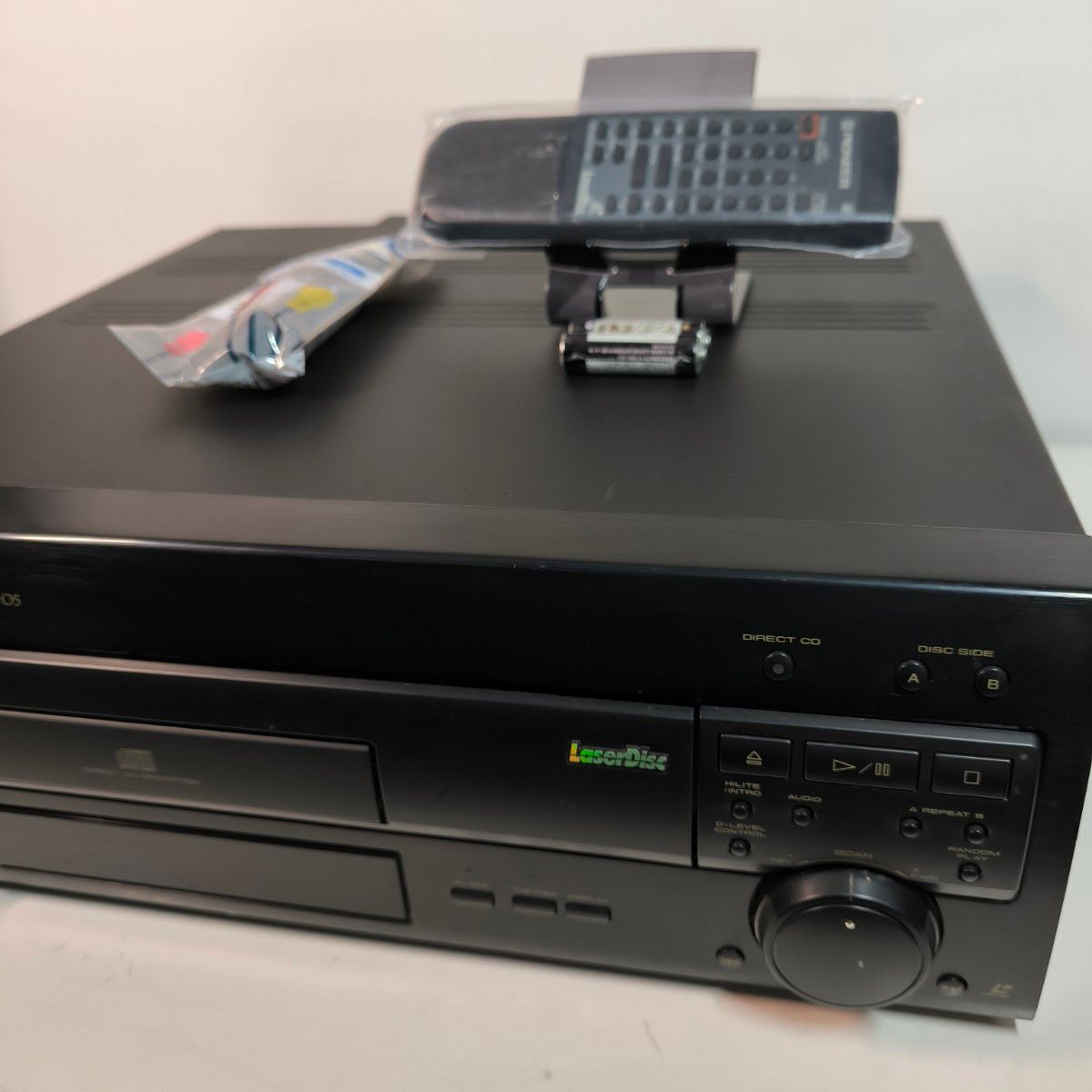 Pioneer CLD-05 LDプレーヤー 両面再生 レーザーディスク メンテナンス