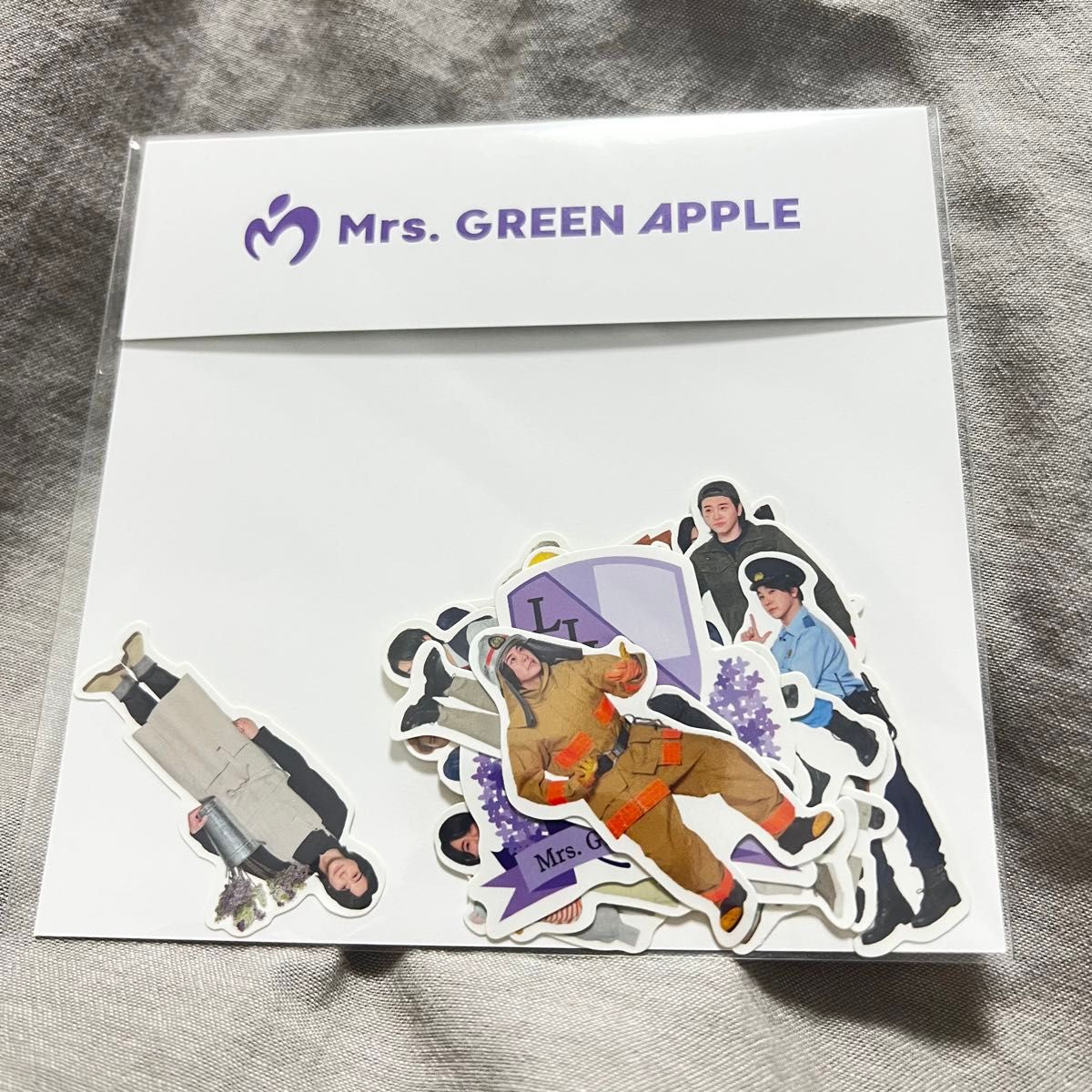 Mrs. GREEN APPLE ライラック アクリルスタンド ステッカーセット Mrs