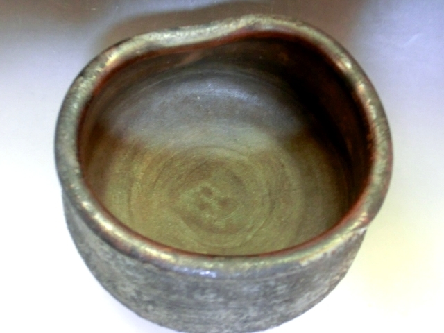 Yahoo!オークション - 建水 古備前 陶器建水 歪み茶器 古いお茶道具 古