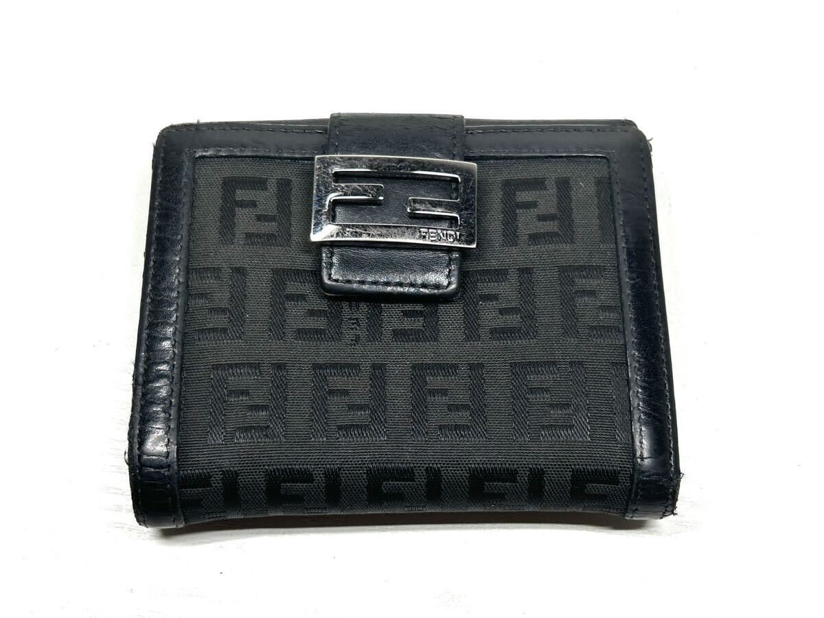 FENDI フェンディ ウォレット 二つ折り ズッキーノ ズッカ柄