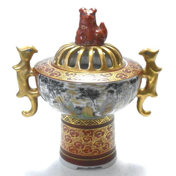 香爐「九谷庄三」作N o72