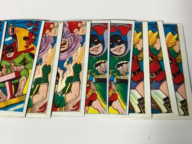 米国ヒーローバットマン・スパイダーマンめんこセット レトロ めんこ