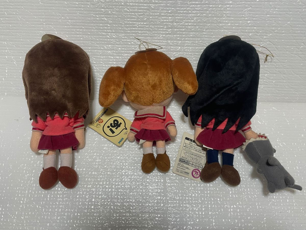 あずまんが大王 ぶるぶるぬいぐるみ マスコット 3種 キーホルダー 5点