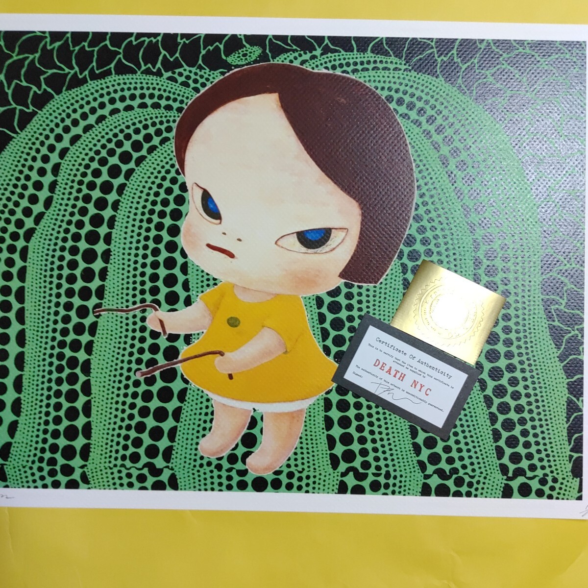 DEATH NYC 世界限定100枚 アートポスター 奈良美智 NARA YOSHITOMO