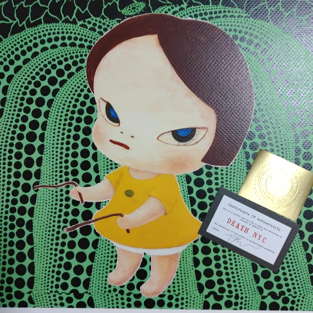DEATH NYC 世界限定100枚 アートポスター 奈良美智 NARA YOSHITOMO