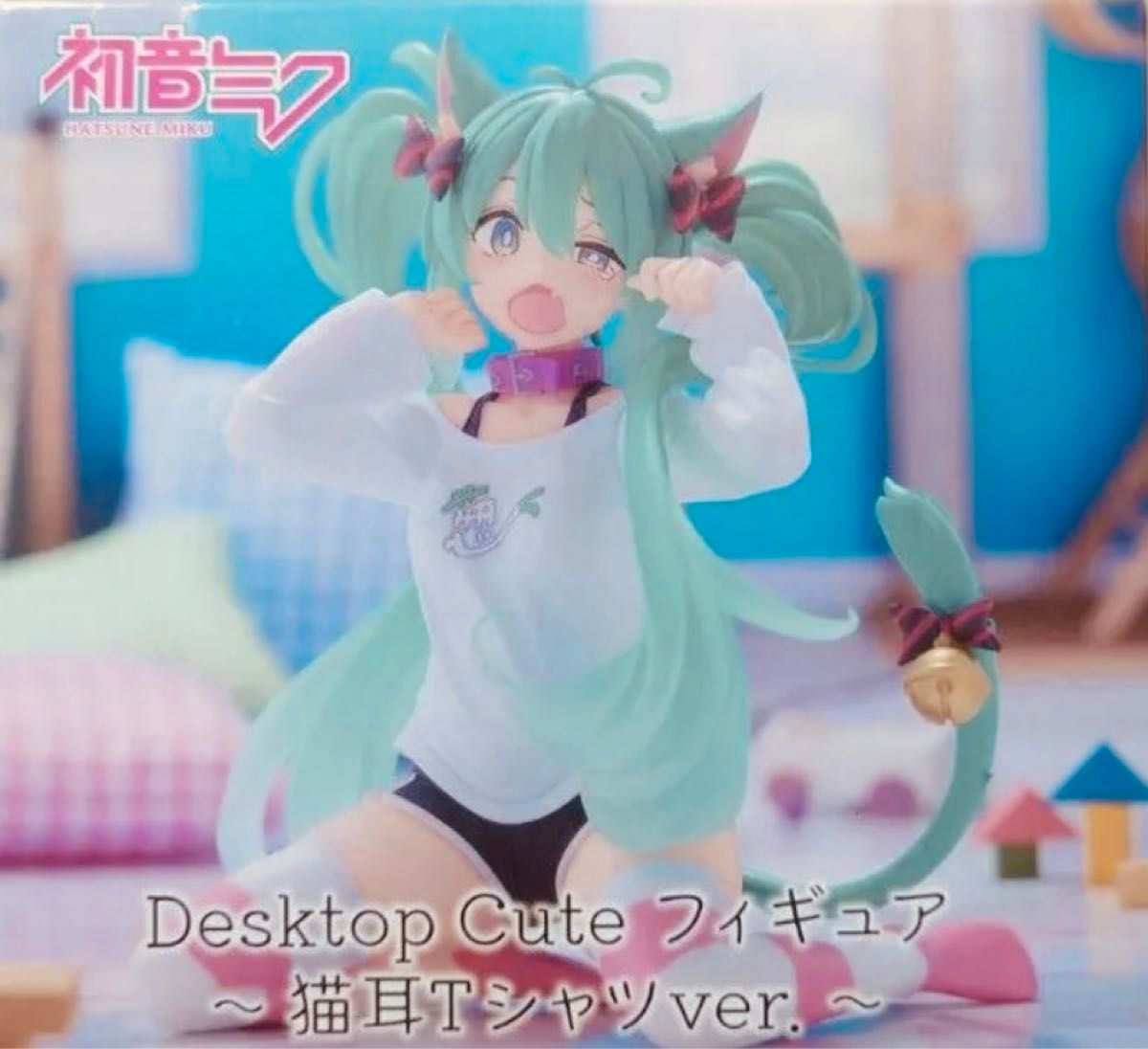 初音ミクシリーズ』Desktop Cute フィギュア～猫耳Tシャツver