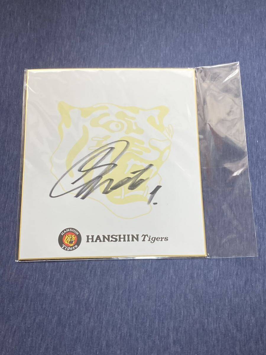 阪神タイガース 森下翔太選手 サイン色紙 Yahoo!オークション - 阪神