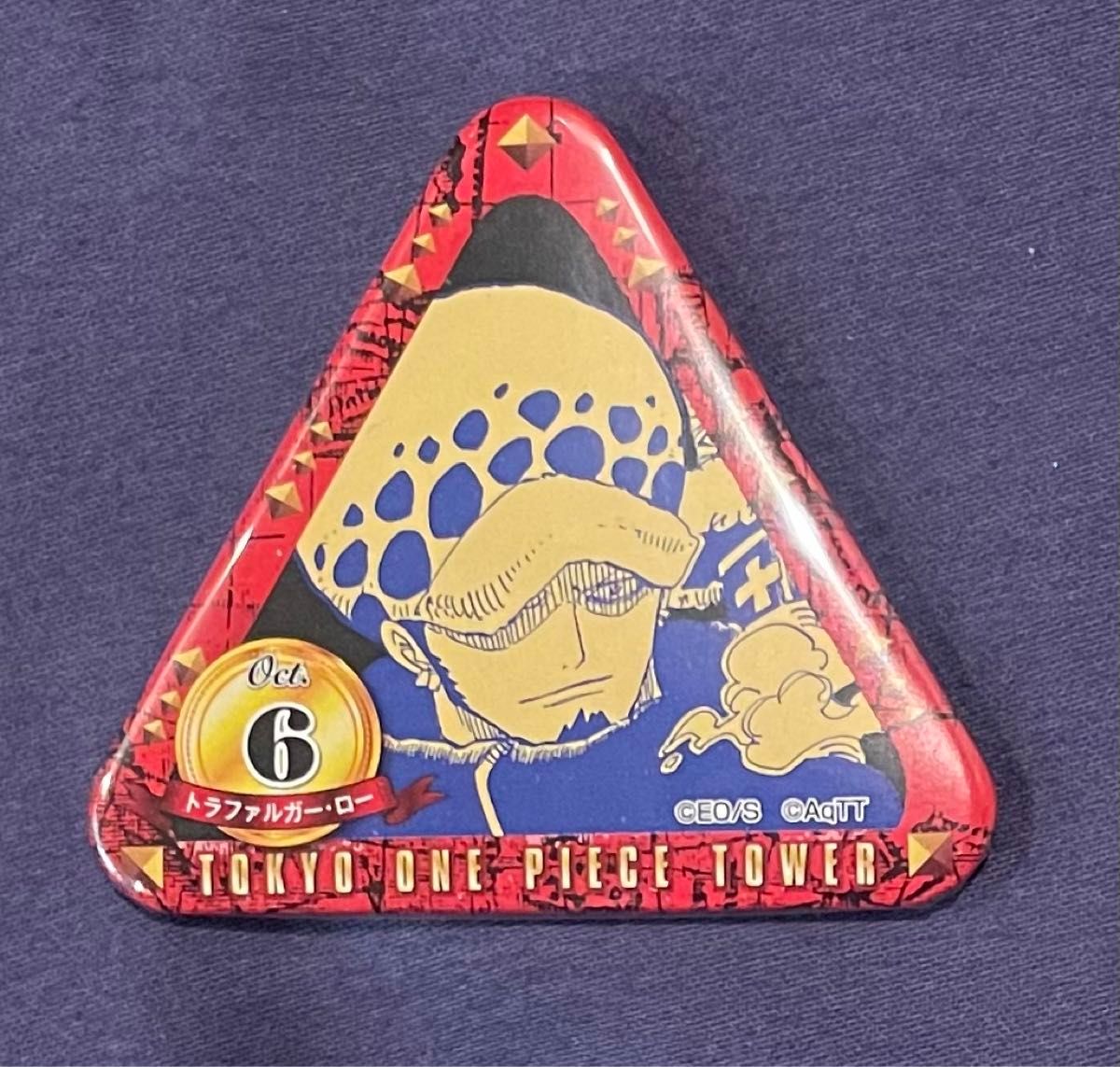 ワンピースタワー バースデー トンガリ缶バッジ スモーカー 輩缶バッジ